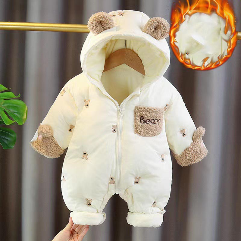 Baby Products Sale - Inverno Neonato Pagliaccetto Addensare Tuta di