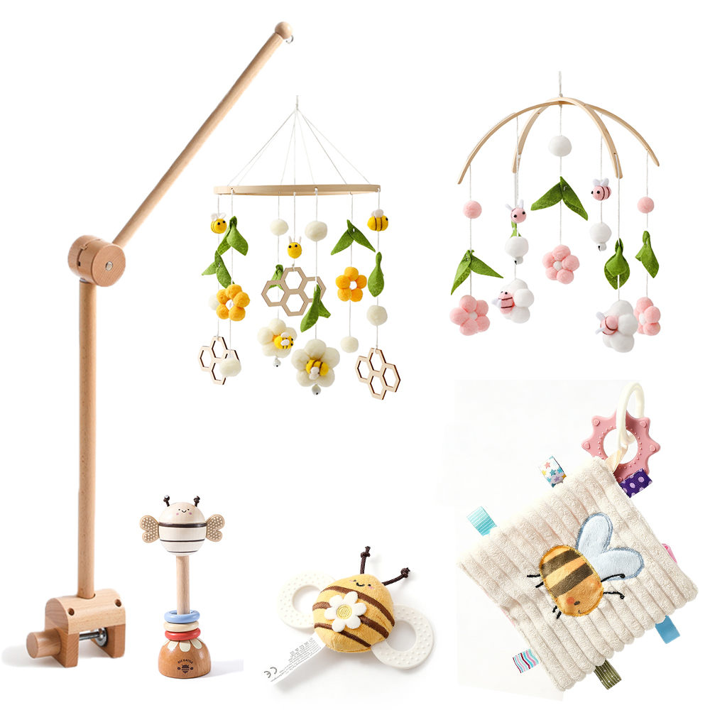 Baby Rattle Toy Set - Mobile per culla con sonaglio a