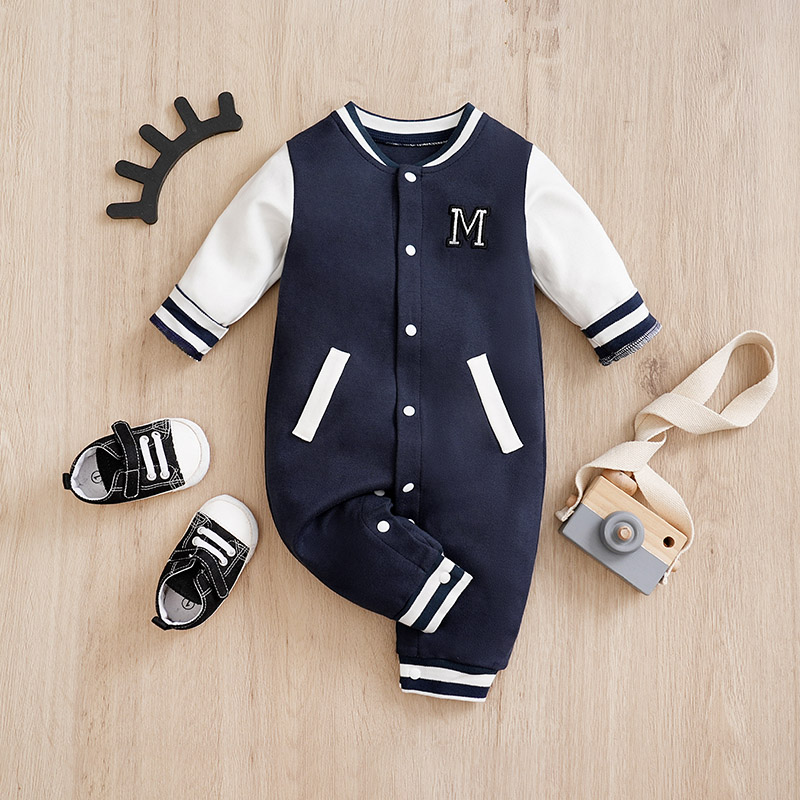 Baby Products Sale - Tuta neonato uniforme da Baseball primavera