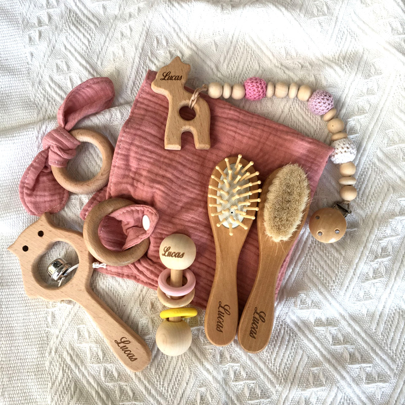 Baby Rattle Toy Set - Nome personalizzato Set di giocattoli da