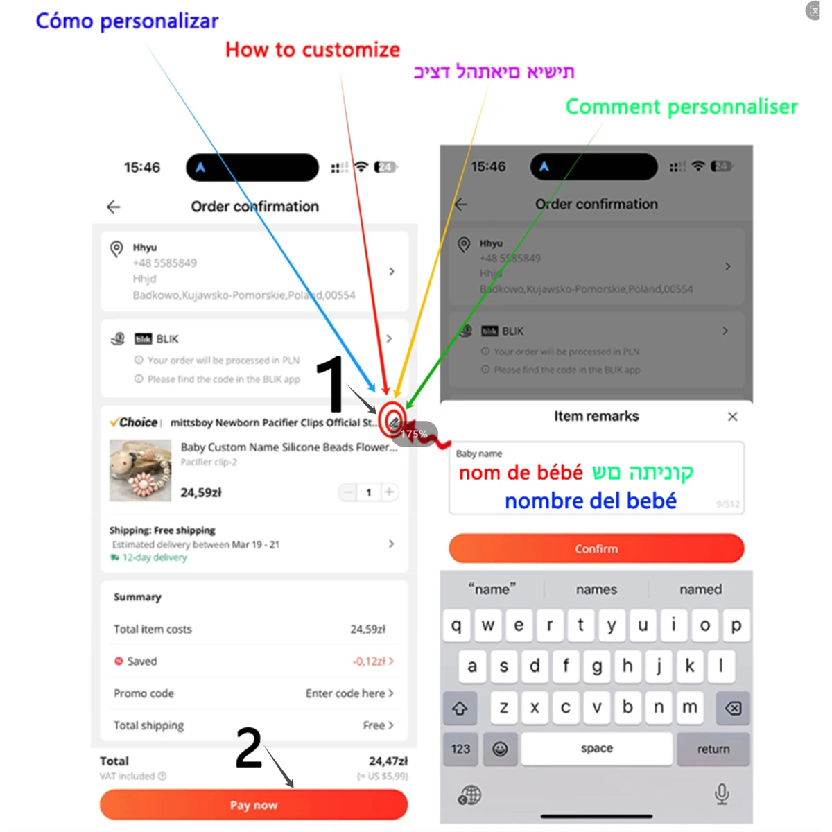 NUOVO nome personalizzato in l - Baby Products Nipples recensione e prezzo
