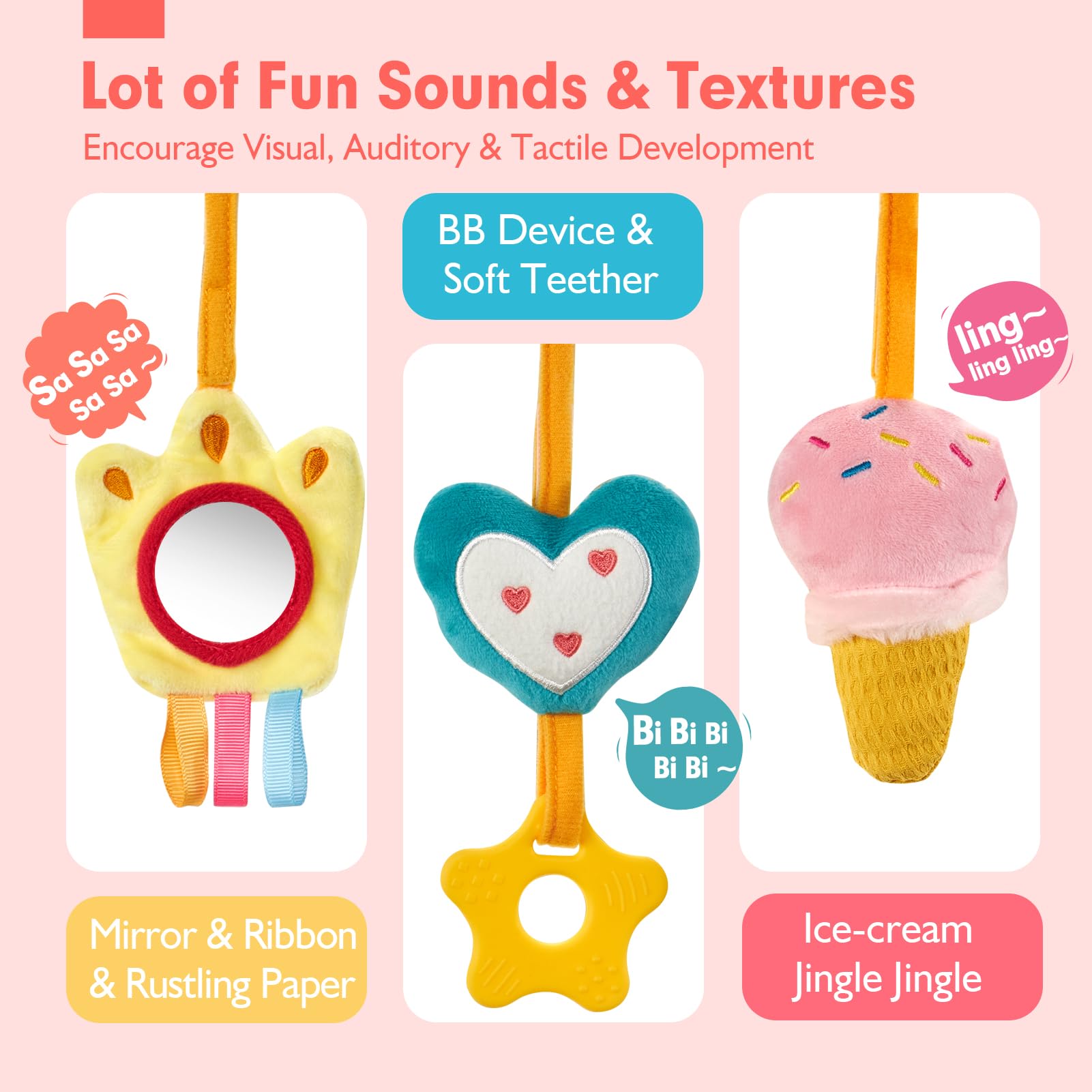 Seggiolino auto giocattoli per - Baby Rattle Toy Set recensione e prezzo